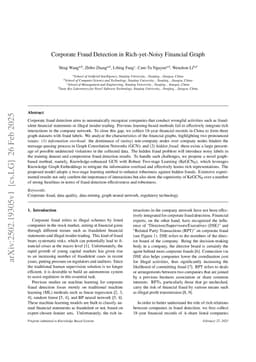 Corporate Fraud Detection in Rich-yet-Noisy Financial Graph