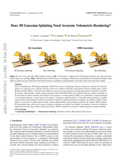Does 3D Gaussian Splatting Need Accurate Volumetric Rendering?
