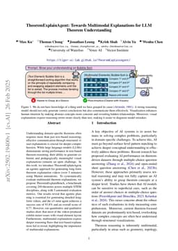 TheoremExplainAgent: Towards Multimodal Explanations for LLM Theorem Understanding
