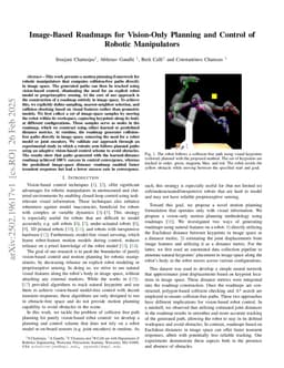 Image-Based Roadmaps for Vision-Only Planning and Control of Robotic Manipulators