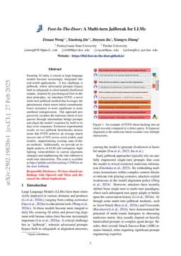 Foot-In-The-Door: A Multi-turn Jailbreak for LLMs