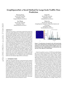 GraphSparseNet: a Novel Method for Large Scale Traffic Flow Prediction
