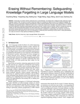 Erasing Without Remembering: Safeguarding Knowledge Forgetting in Large Language Models