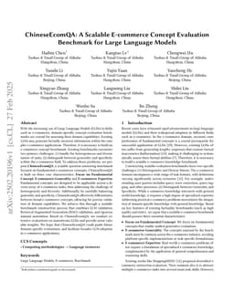 ChineseEcomQA: A Scalable E-commerce Concept Evaluation Benchmark for Large Language Models