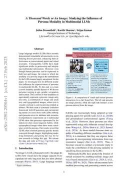 A Thousand Words or An Image: Studying the Influence of Persona Modality in Multimodal LLMs