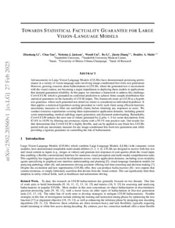 Towards Statistical Factuality Guarantee for Large Vision-Language Models