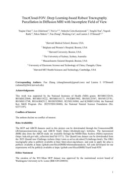TractCloud-FOV: Deep Learning-based Robust Tractography Parcellation in Diffusion MRI with Incomplete Field of View