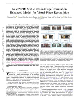 SciceVPR: Stable Cross-Image Correlation Enhanced Model for Visual Place Recognition