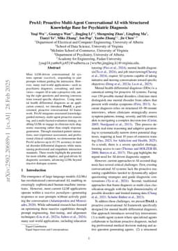 ProAI: Proactive Multi-Agent Conversational AI with Structured Knowledge Base for Psychiatric Diagnosis