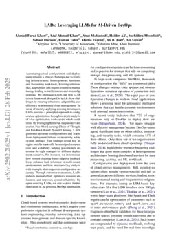 LADs: Leveraging LLMs for AI-Driven DevOps