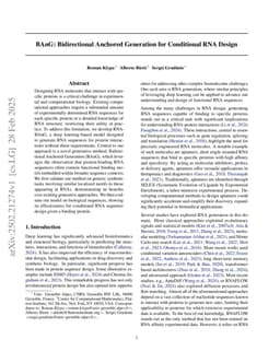BAnG: Bidirectional Anchored Generation for Conditional RNA Design