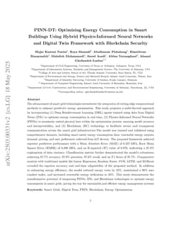 PINN-DT: Optimizing Energy Consumption in Smart Building Using Hybrid Physics-Informed Neural Networks and Digital Twin Framework with Blockchain Security