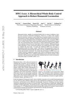 HWC-Loco: A Hierarchical Whole-Body Control Approach to Robust Humanoid Locomotion