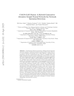 CAGN-GAT Fusion: A Hybrid Contrastive Attentive Graph Neural Network for Network Intrusion Detection