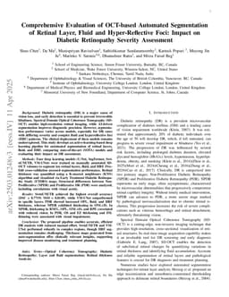 Comprehensive Evaluation of OCT-based Automated Segmentation of Retinal Layer, Fluid and Hyper-Reflective Foci: Impact on Diabetic Retinopathy Severity Assessment