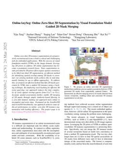 OnlineAnySeg: Online Zero-Shot 3D Segmentation by Visual Foundation Model Guided 2D Mask Merging