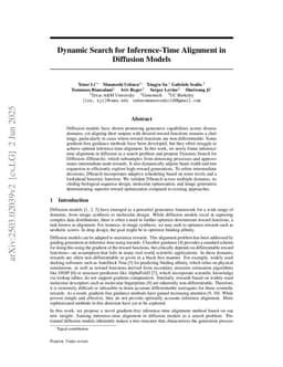 Dynamic Search for Inference-Time Alignment in Diffusion Models