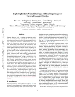 Exploring Intrinsic Normal Prototypes within a Single Image for Universal Anomaly Detection