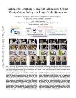 ArticuBot: Learning Universal Articulated Object Manipulation Policy via Large Scale Simulation