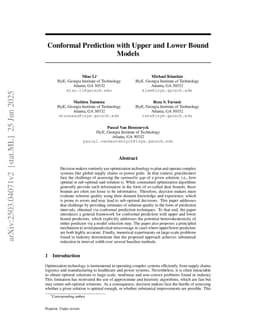 Conformal Prediction with Upper and Lower Bound Models