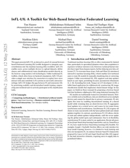 InFL-UX: A Toolkit for Web-Based Interactive Federated Learning