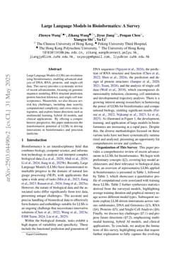 Large Language Models in Bioinformatics: A Survey