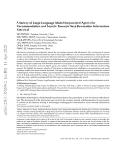 A Survey of Large Language Model Empowered Agents for Recommendation and Search: Towards Next-Generation Information Retrieval