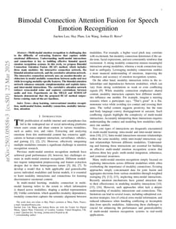 Bimodal Connection Attention Fusion for Speech Emotion Recognition