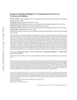 Empowering Edge Intelligence: A Comprehensive Survey on On-Device AI Models