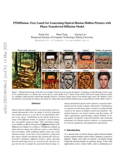 PTDiffusion: Free Lunch for Generating Optical Illusion Hidden Pictures with Phase-Transferred Diffusion Model