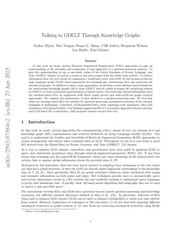 Talking to GDELT Through Knowledge Graphs