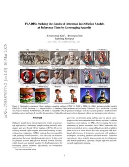 PLADIS: Pushing the Limits of Attention in Diffusion Models at Inference Time by Leveraging Sparsity