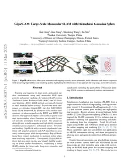GigaSLAM: Large-Scale Monocular SLAM with Hierarchical Gaussian Splats