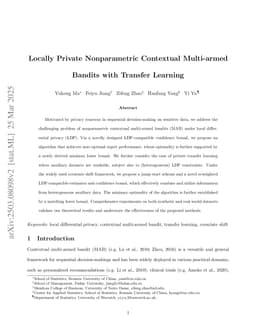 Locally Private Nonparametric Contextual Multi-armed Bandits