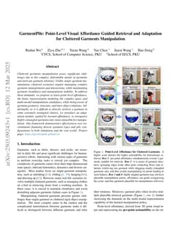 GarmentPile: Point-Level Visual Affordance Guided Retrieval and Adaptation for Cluttered Garments Manipulation