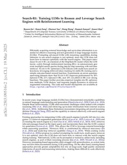 Search-R1: Training LLMs to Reason and Leverage Search Engines with Reinforcement Learning