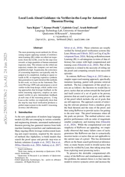 Local Look-Ahead Guidance via Verifier-in-the-Loop for Automated Theorem Proving