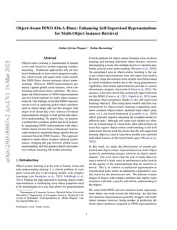Object-Aware DINO (Oh-A-Dino): Enhancing Self-Supervised Representations for Multi-Object Instance Retrieval