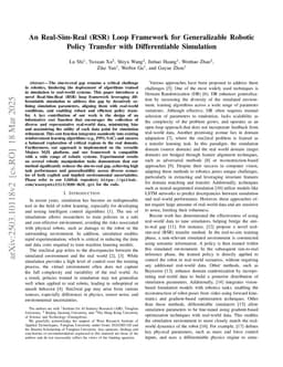 An Real-Sim-Real (RSR) Loop Framework for Generalizable Robotic Policy Transfer with Differentiable Simulation