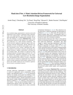 MaskAttn-UNet: A Mask Attention-Driven Framework for Universal Low-Resolution Image Segmentation