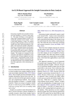 An LLM-Based Approach for Insight Generation in Data Analysis