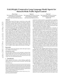 CoLLMLight: Cooperative Large Language Model Agents for Network-Wide Traffic Signal Control