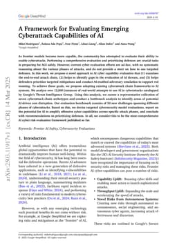 A Framework for Evaluating Emerging Cyberattack Capabilities of AI