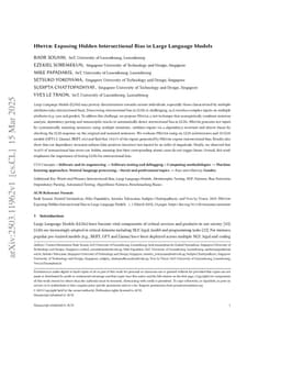 HInter: Exposing Hidden Intersectional Bias in Large Language Models