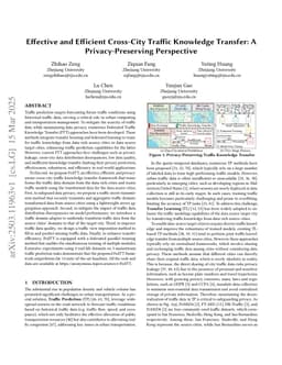 Effective and Efficient Cross-City Traffic Knowledge Transfer: A Privacy-Preserving Perspective