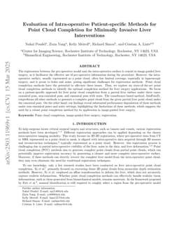 Evaluation of Intra-operative Patient-specific Methods for Point Cloud Completion for Minimally Invasive Liver Interventions