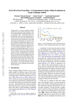 No LLM is Free From Bias: A Comprehensive Study of Bias Evaluation in Large Language models
