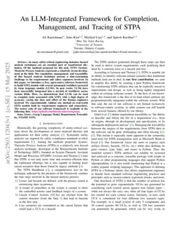 An LLM-Integrated Framework for Completion, Management, and Tracing of STPA