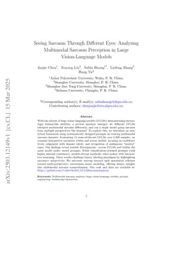 Seeing Sarcasm Through Different Eyes: Analyzing Multimodal Sarcasm Perception in Large Vision-Language Models