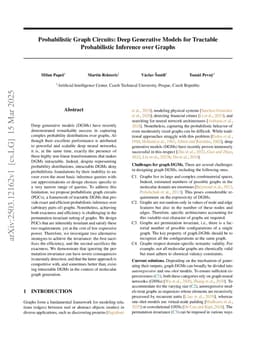 Probabilistic Graph Circuits: Deep Generative Models for Tractable Probabilistic Inference over Graphs